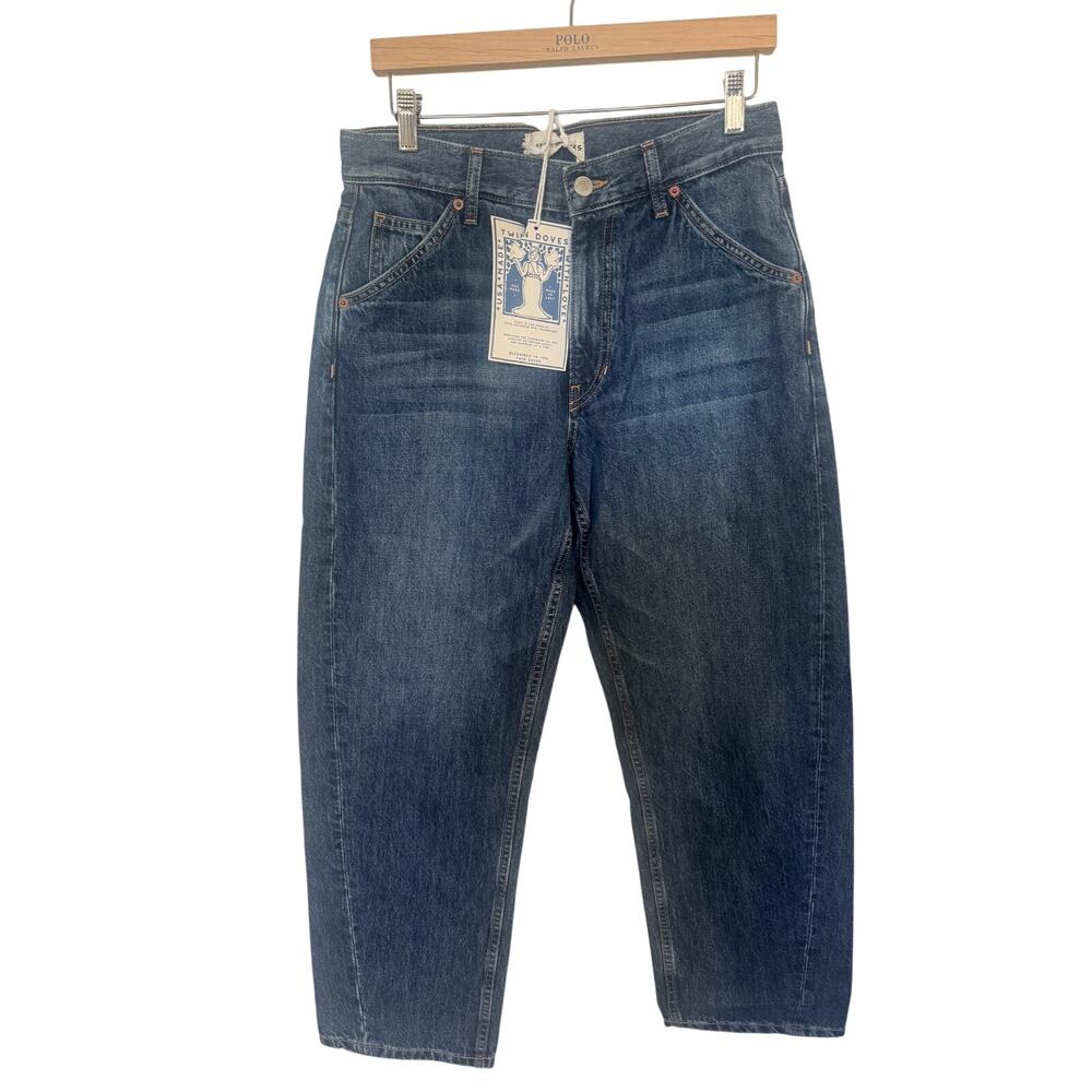Twin Doves Denim The Barrel Jean size 28 nwt $258